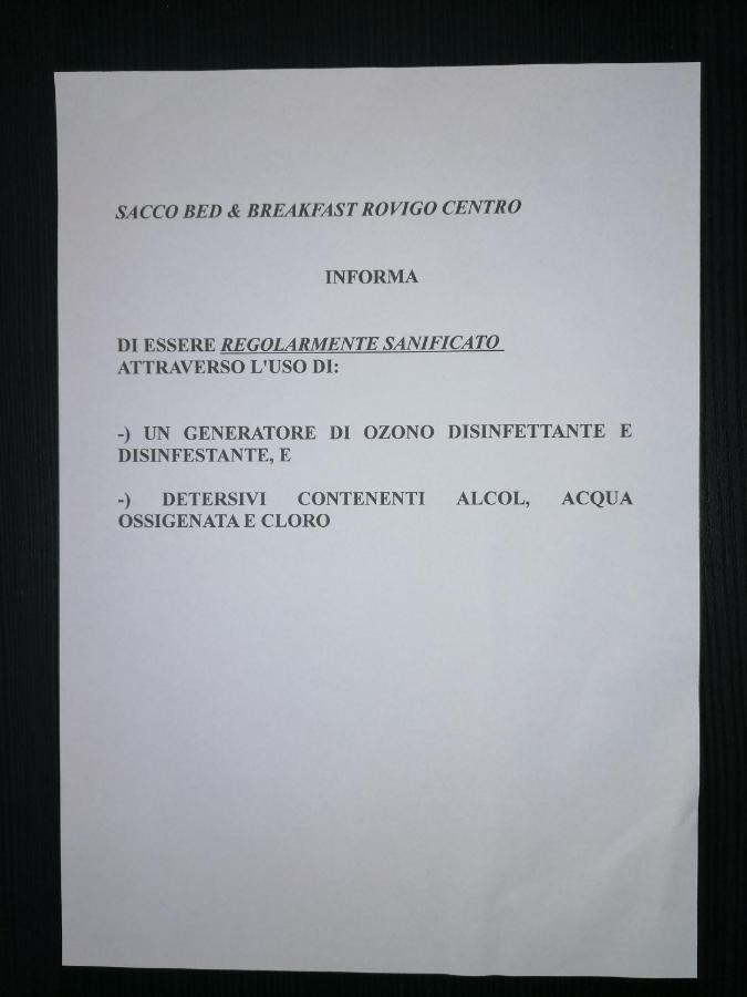 Sacco Bed&Breakfast Ровиго Экстерьер фото